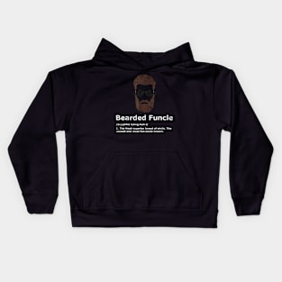 Bearded Funcle Kids Hoodie